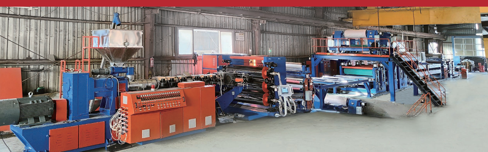 Linea di produzione di pannelli compositi in alluminio (ACP).