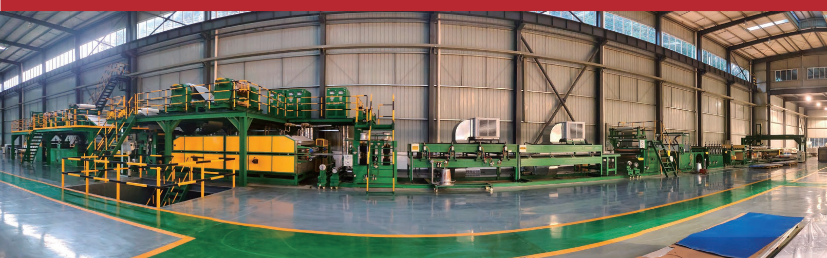 Linea di produzione di pannelli compositi a nido d'ape in alluminio