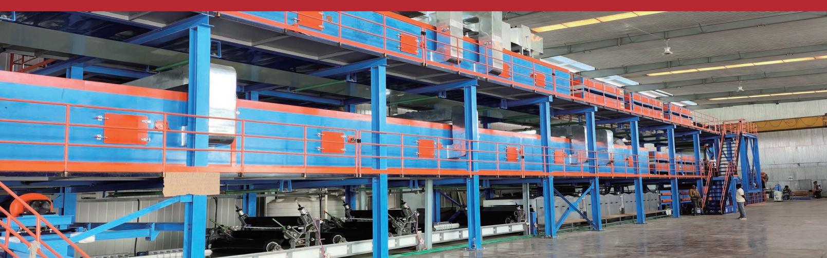 Linea di produzione a doppia cottura con rivestimento in alluminio a triplo colore