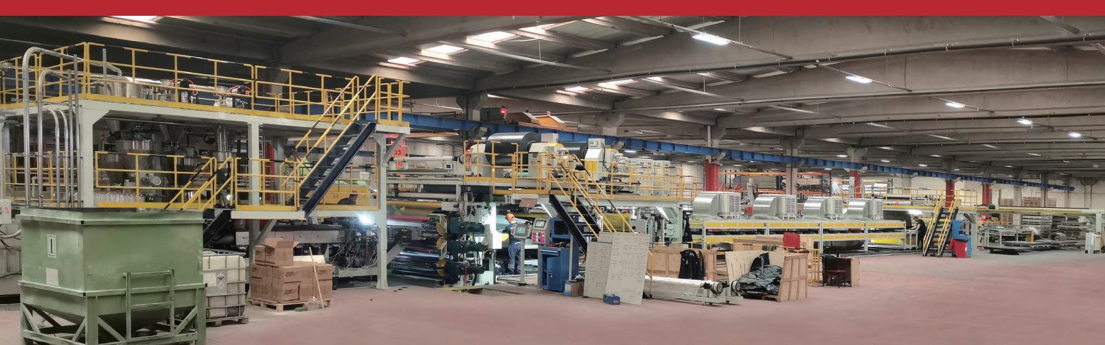 Linea di produzione di pannelli compositi in alluminio (ACP) di alta classe B1 FR in un unico passaggio