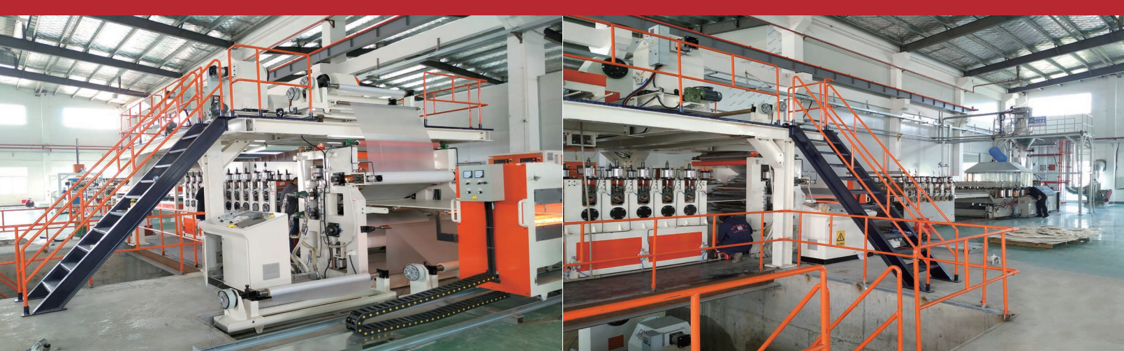 Linea di produzione di pannelli compositi in PVC
